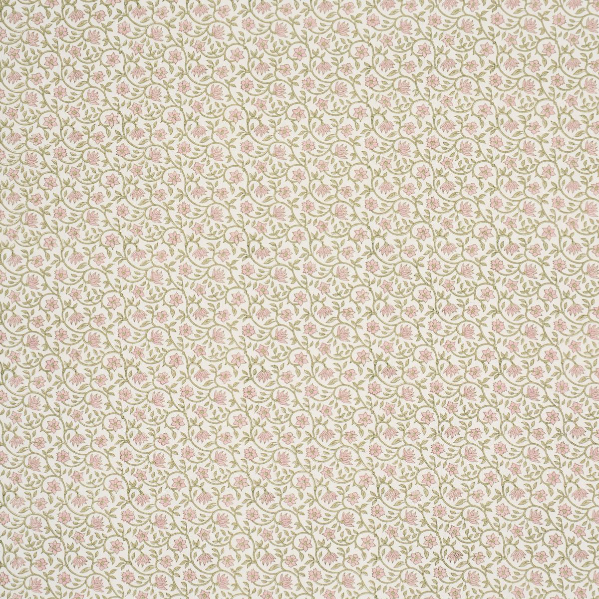 Schumacher Malaya Hand-Block Print Petal Fabric