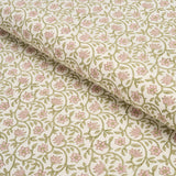 Schumacher Malaya Hand-Block Print Petal Fabric