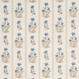 Schumacher Ellora Hand-Print Blue Fabric