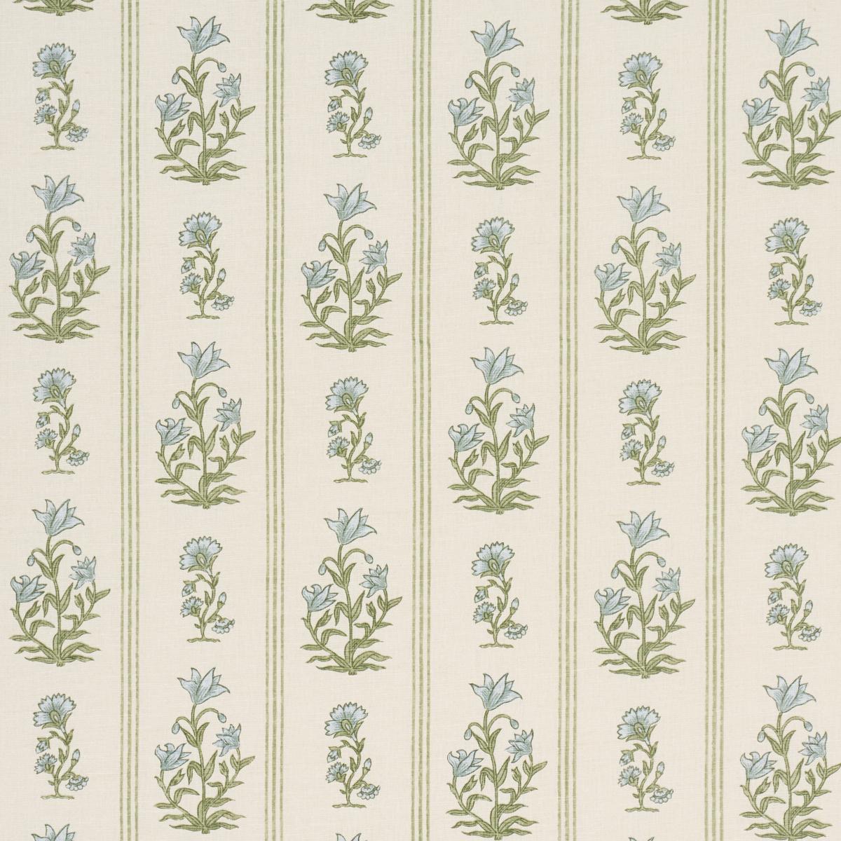 Schumacher Ellora Hand-Print Leaf Fabric