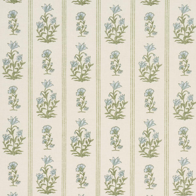 Schumacher Ellora Hand-Print Leaf Fabric