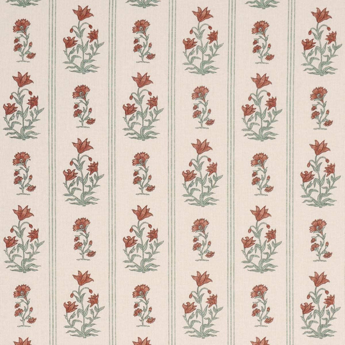 Schumacher Ellora Hand-Print Spice Fabric