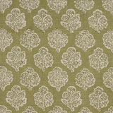Schumacher Manali Hand-Print Green Fabric