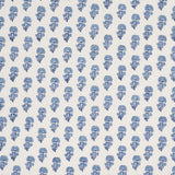 Schumacher Kaasni Hand-Block Print Indigo Fabric