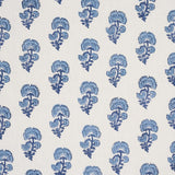 Schumacher Kaasni Hand-Block Print Indigo Fabric