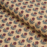 Schumacher Amisha Hand-Print Red & Indigo Fabric