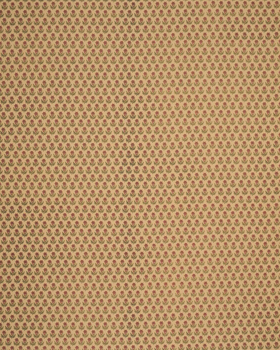 Schumacher Amisha Hand-Print Red & Mustard Fabric