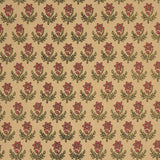 Schumacher Amisha Hand-Print Red & Mustard Fabric