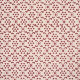 Schumacher Laksha Hand-Block Print Red Fabric