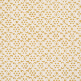 Schumacher Laksha Hand-Block Print Yellow Fabric