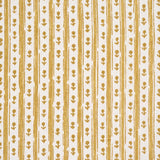 Schumacher Nidhi Stripe Hand-Print Yellow Fabric