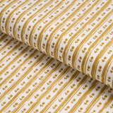 Schumacher Nidhi Stripe Hand-Print Yellow Fabric
