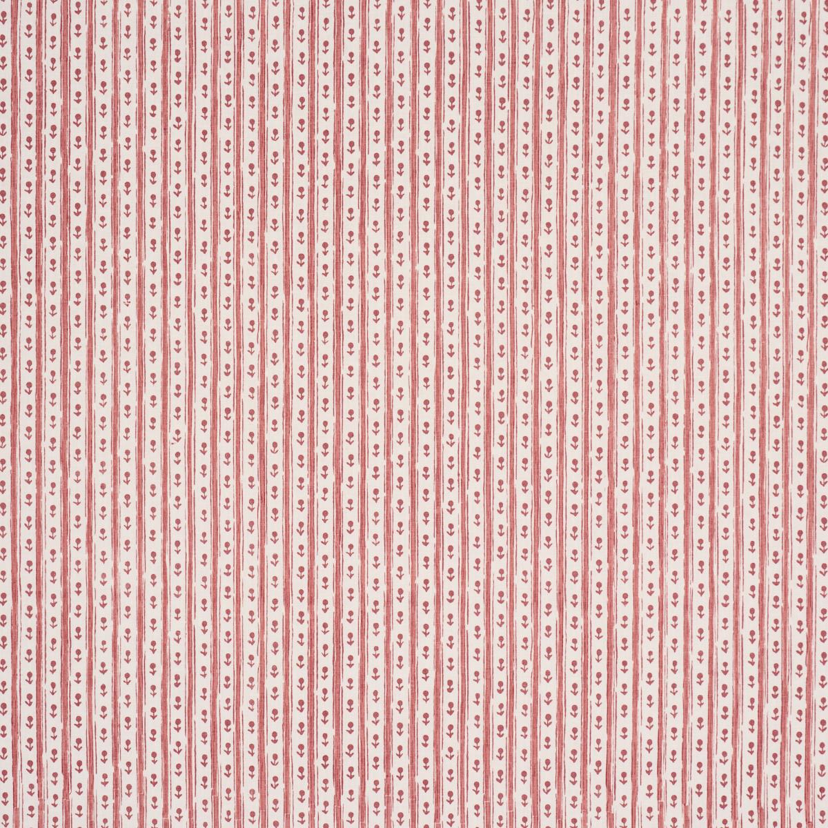 Schumacher Nidhi Stripe Hand-Print Pink Fabric