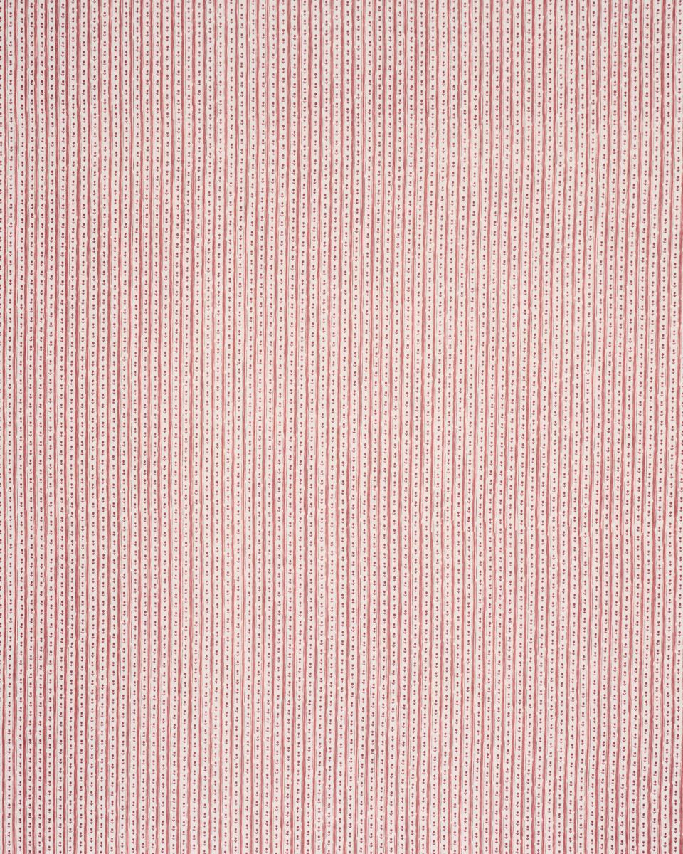 Schumacher Nidhi Stripe Hand-Print Pink Fabric