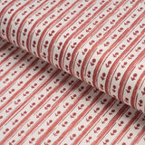 Schumacher Nidhi Stripe Hand-Print Pink Fabric