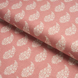 Schumacher Kaia Paisley Hand-Print Pink Fabric