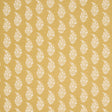 Schumacher Kaia Paisley Hand-Print Yellow Fabric