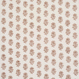 Schumacher Iksha Hand-Block Print Chestnut Fabric