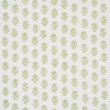 Schumacher Iksha Hand-Block Print Leaf Fabric