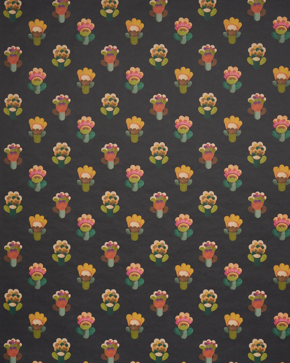 Schumacher Le Jardin Night Wallpaper