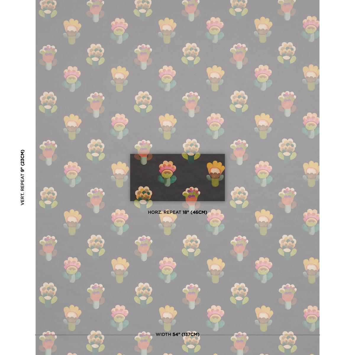 Schumacher Le Jardin Night Wallpaper