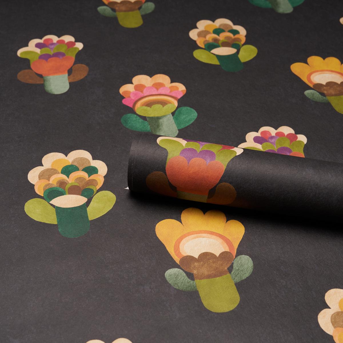 Schumacher Le Jardin Night Wallpaper