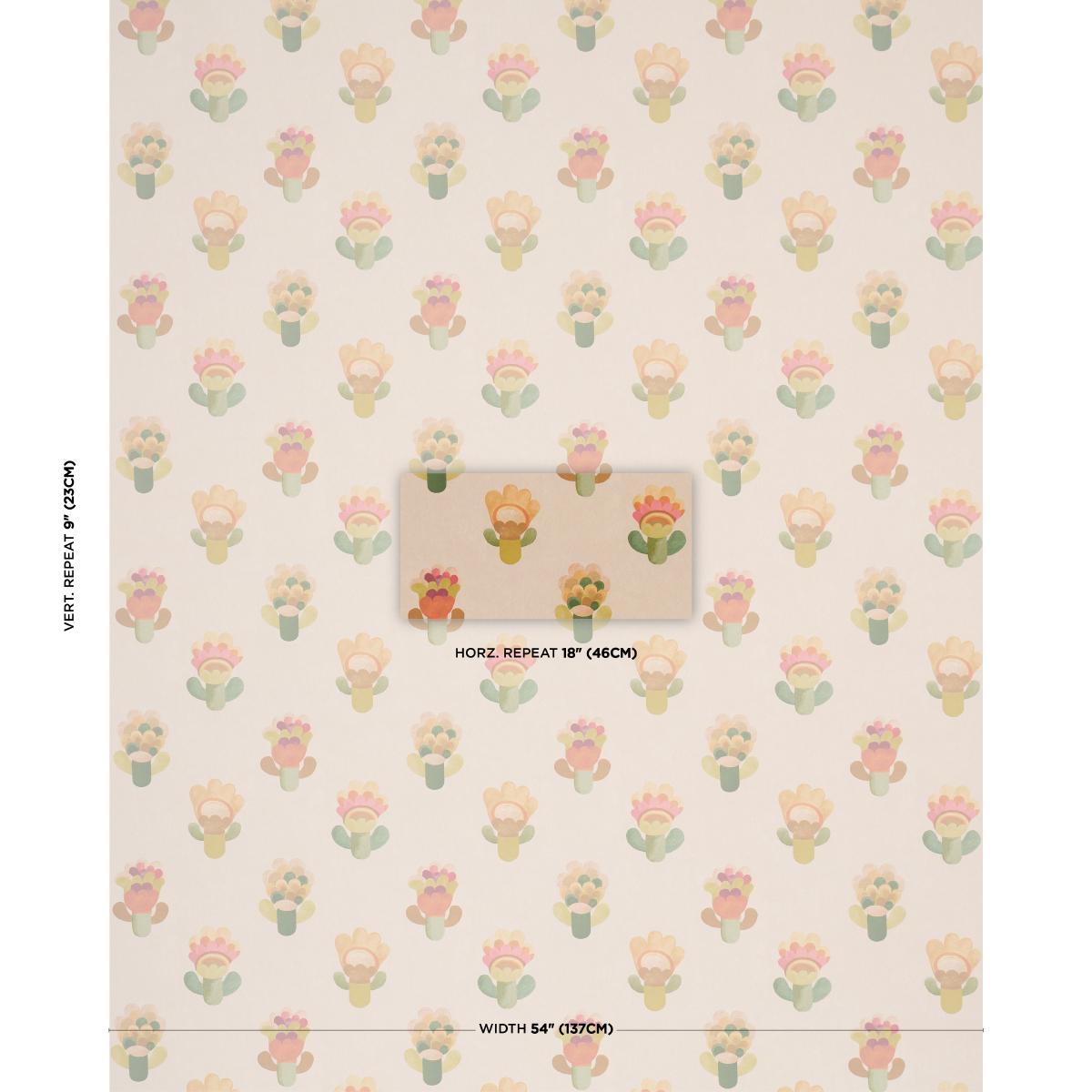 Schumacher Le Jardin Sun Wallpaper