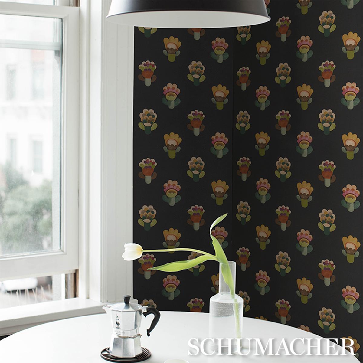 Schumacher Le Jardin Sun Wallpaper