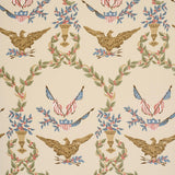 Schumacher Liberty'S Laurels Neutral Wallpaper