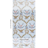 Schumacher Liberty'S Laurels Blue Wallpaper