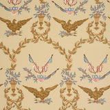 Schumacher Liberty'S Laurels Green Wallpaper