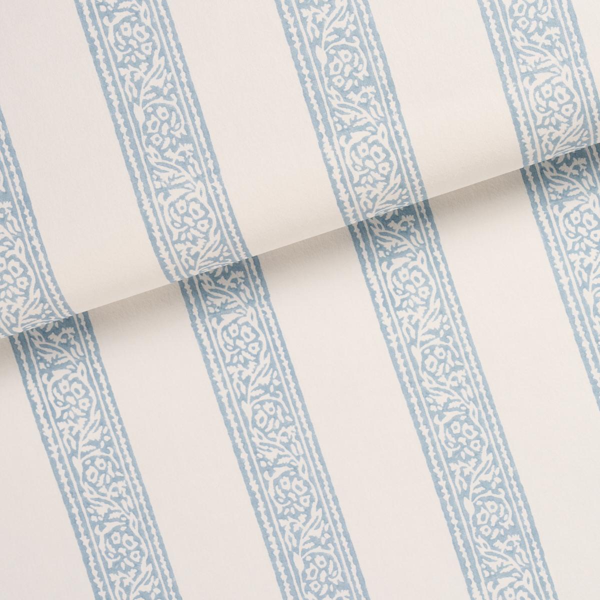 Schumacher Mahdavi Stripe Sky Wallpaper