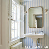Schumacher Mahdavi Stripe Sky Wallpaper