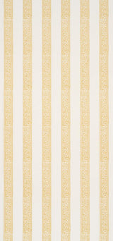 Schumacher Mahdavi Stripe Yellow Wallpaper