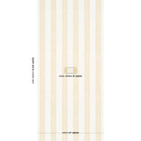 Schumacher Mahdavi Stripe Yellow Wallpaper