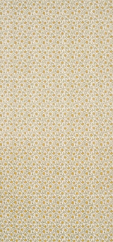 Schumacher Malaya Hand-Block Print Yellow Wallpaper