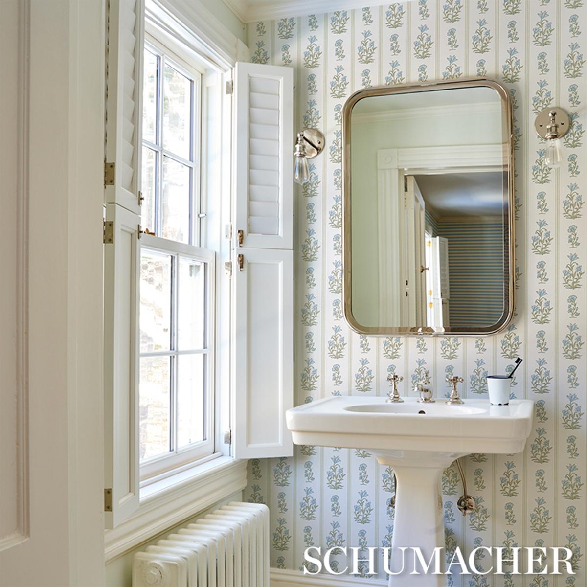 Schumacher Ellora Leaf Wallpaper