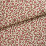 Schumacher Malaya Hand-Block Print Red Wallpaper