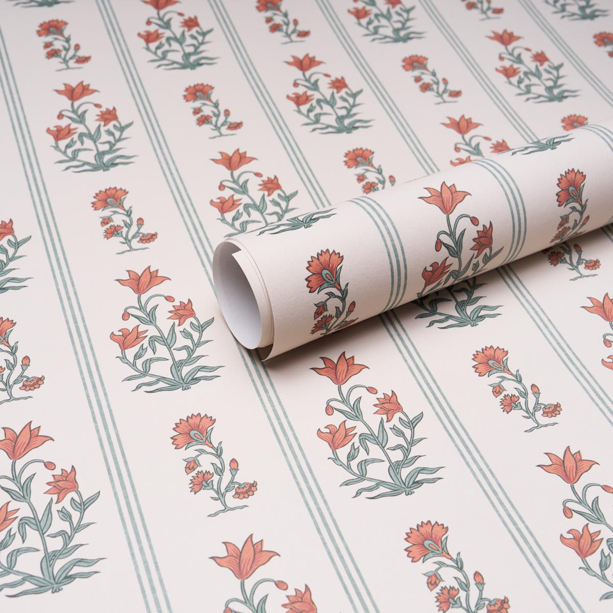 Schumacher Ellora Spice Wallpaper