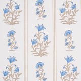 Schumacher Ellora Blue Wallpaper