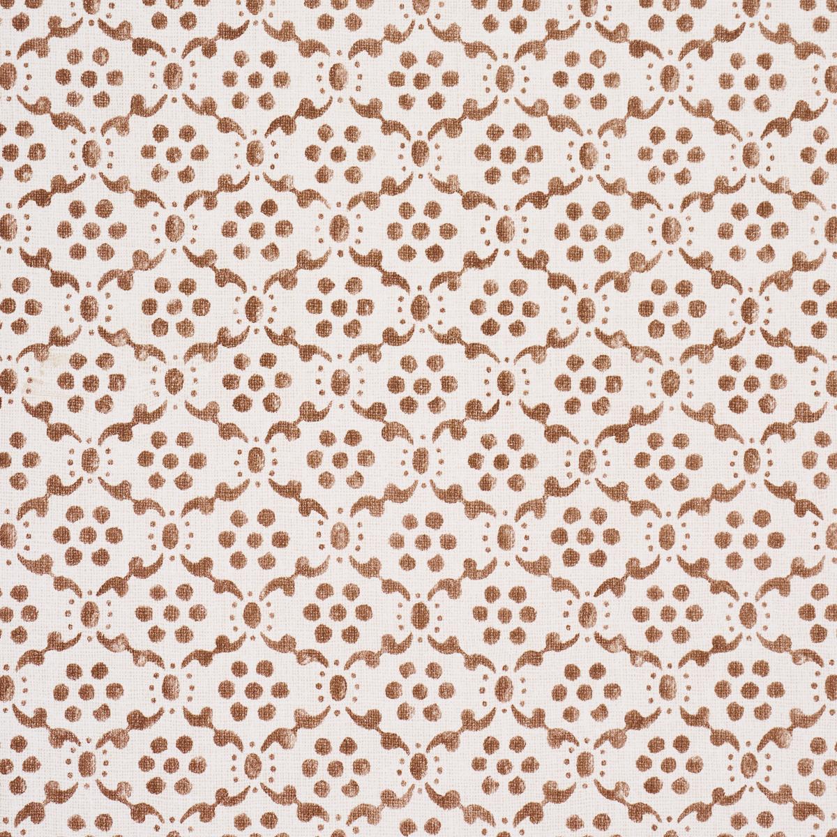 Schumacher Laksha Brown Wallpaper