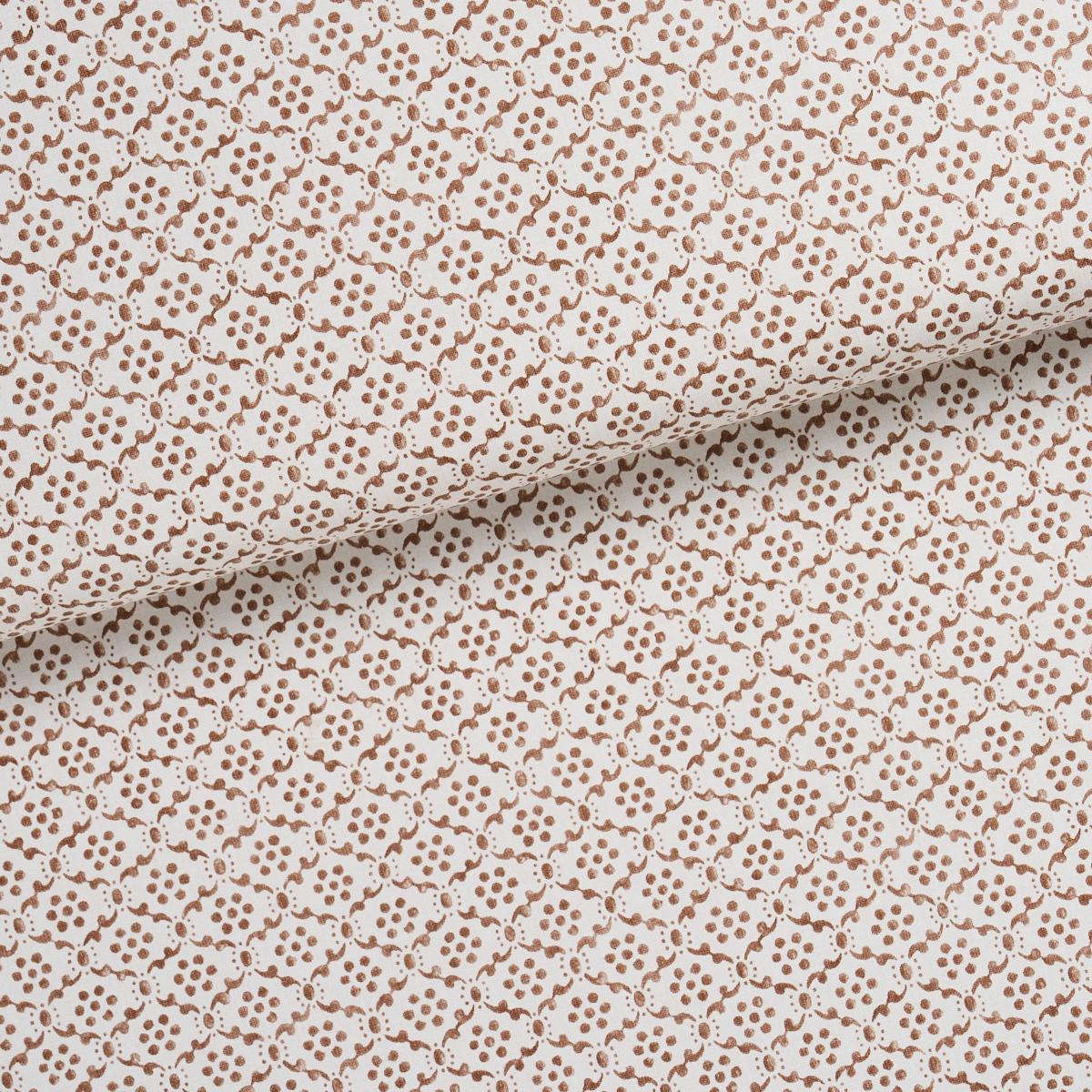 Schumacher Laksha Brown Wallpaper