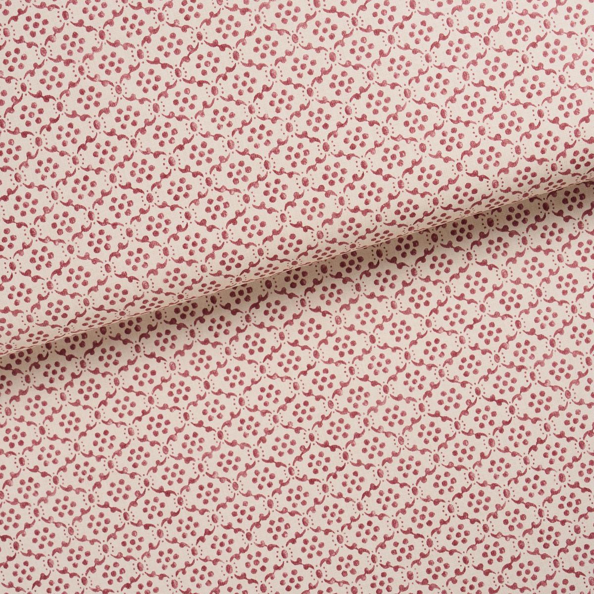 Schumacher Laksha Red Wallpaper