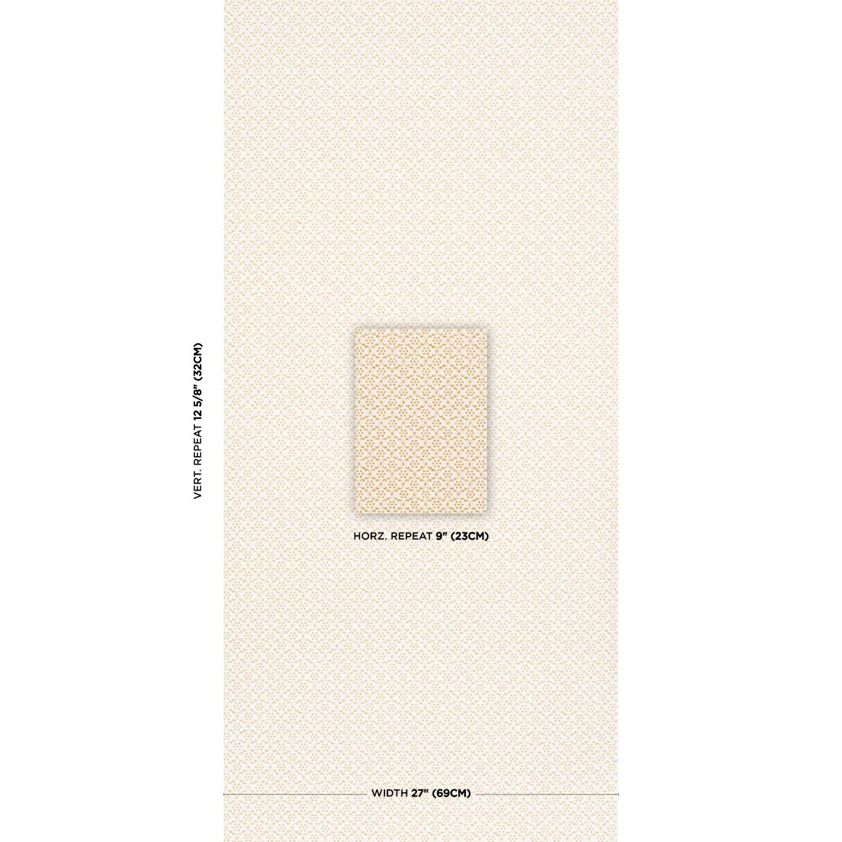 Schumacher Laksha Yellow Wallpaper