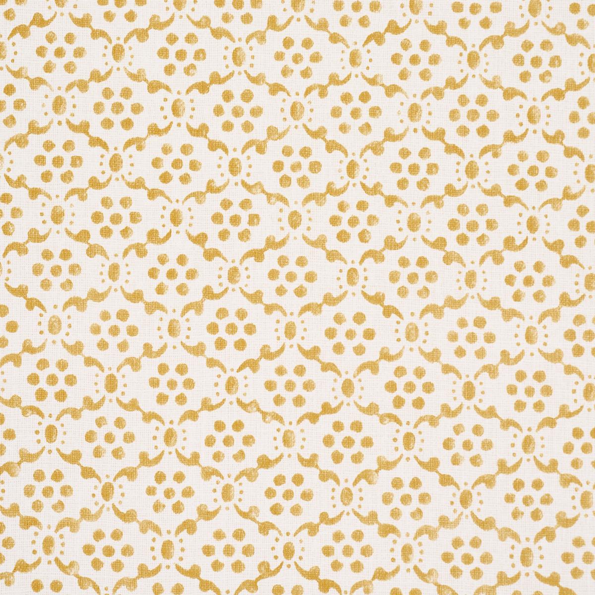 Schumacher Laksha Yellow Wallpaper