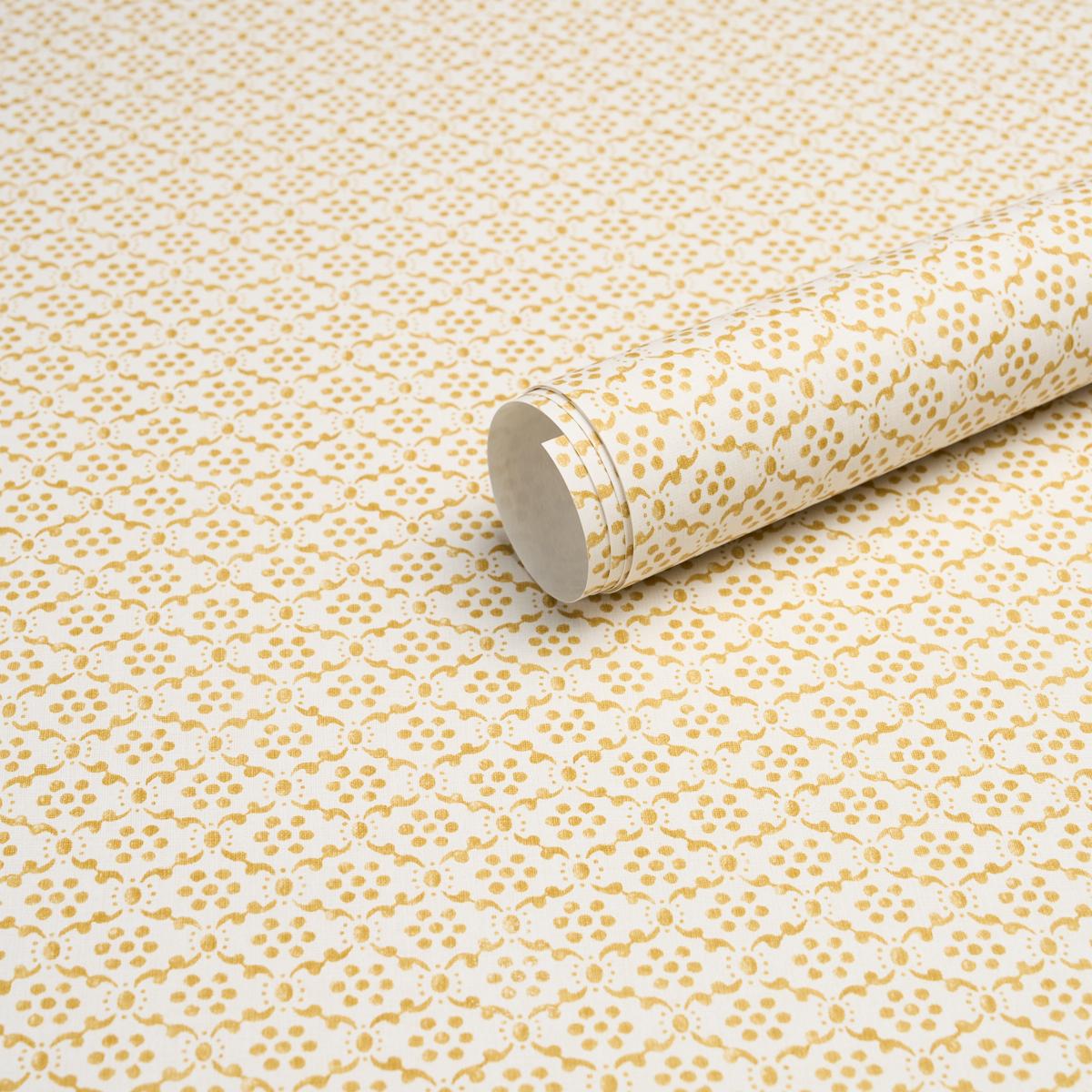 Schumacher Laksha Yellow Wallpaper