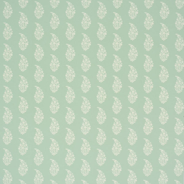 Schumacher Kaia Paisley Celadon Wallpaper