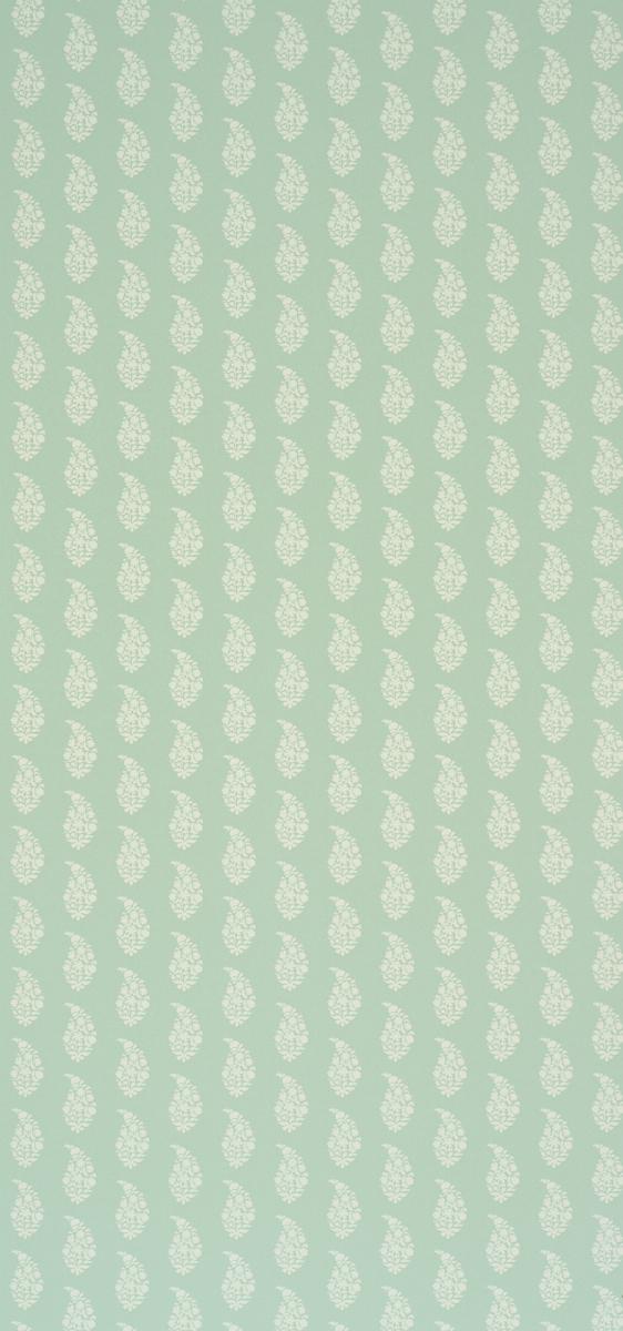 Schumacher Kaia Paisley Celadon Wallpaper