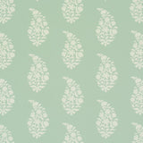 Schumacher Kaia Paisley Celadon Wallpaper