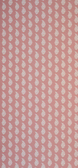 Schumacher Kaia Paisley Pink Wallpaper